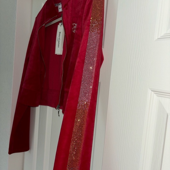 Juicy couture M coco red jacket NWT - Picture 7 of 9